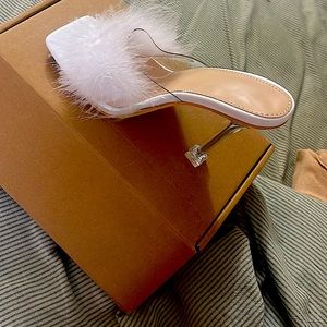 New white heels never wear hit it’s a little high